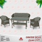 Orkide 3’lü Oturma Grubu