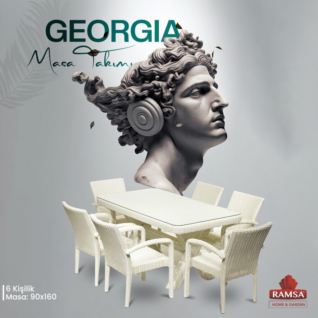 Georgia Masa Takımı (6 Kişilik)